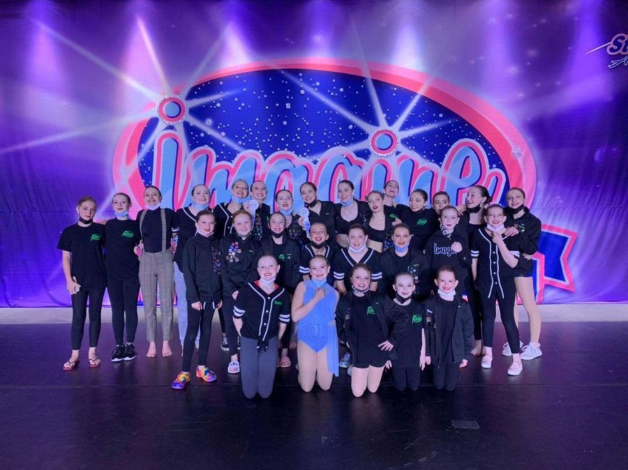 Dance Fusion Competition team members at their last competition during the 2020-2021 season.