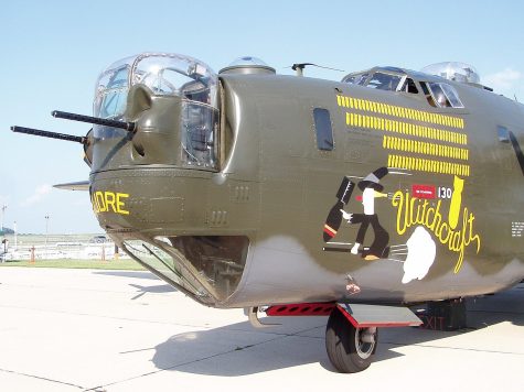 front of a B-24