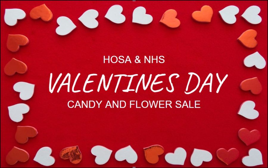 HOSA and NHS Sponsoring Valentines Day Fundraisers
