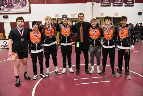 Seven the Tyrone wrestlers competed at the District VI Wrestling Championships.