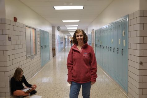 Teacher in jeans