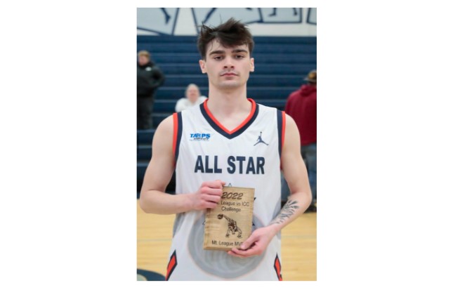Tyrone senior Landen DeHaas was named a first team Mountain League All-Star and game MVP for the League All-Star game. 