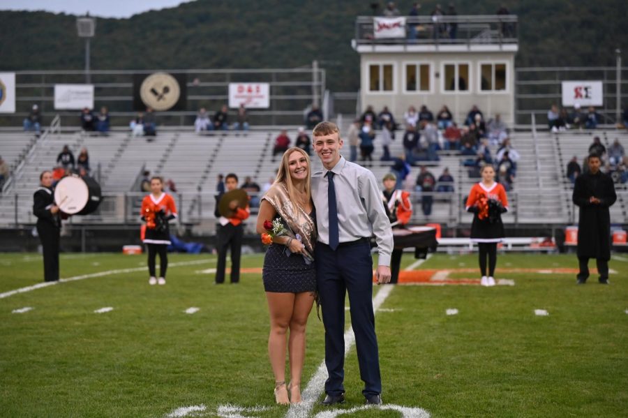 Emma Dibert representing GACTC and escorted by Landon Hamer. 