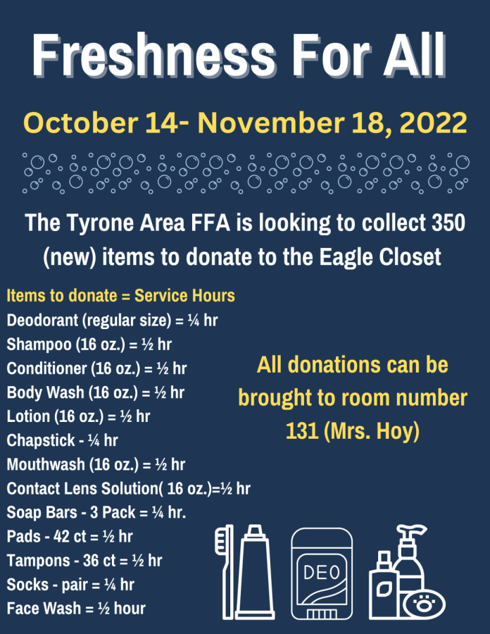 TAHS+Students+Collecting+Hygiene+Products+for+Local+Youth