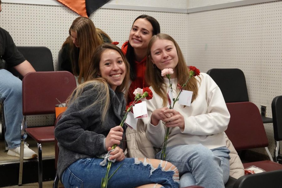 Last year, NHS sold over one hundred flowers during their carnation sale fundraiser.
