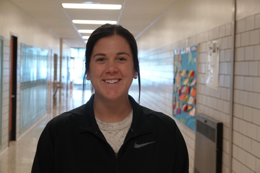 Tyrone phys ed teacher Mrs. Lindsey Kanuch also coaches the JH girls soccer team. 