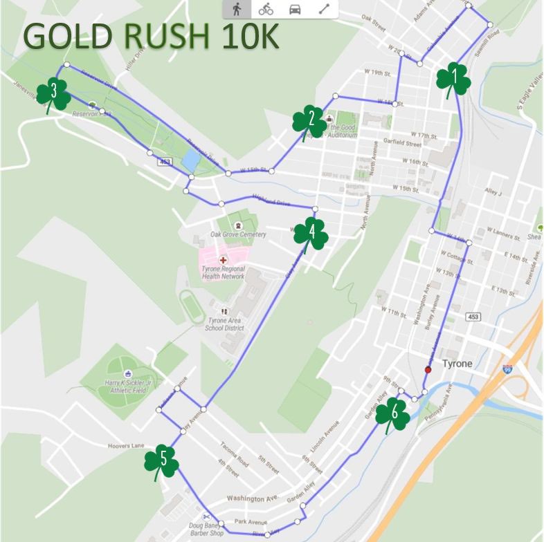 10k race route