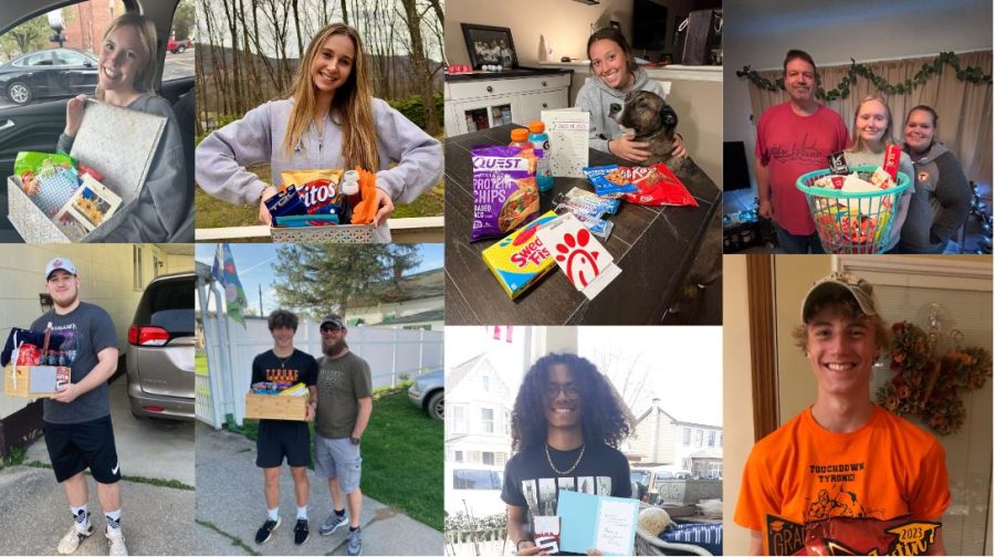 See some of the many seniors who recieved baskets from family, friends, and community members.