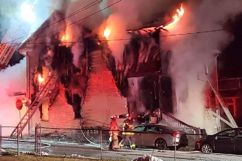 One Tyrone family had the unfortunate bad luck of suffering two house fires in the span of just six months. Their home on Washington Avenue was a complete loss.