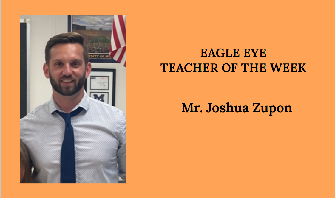 Teacher of the Week: Mr. Josh Zupon