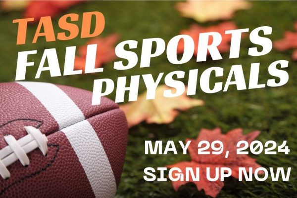 FALL Sports PHYSICALS MAY 29, 2024 - 2