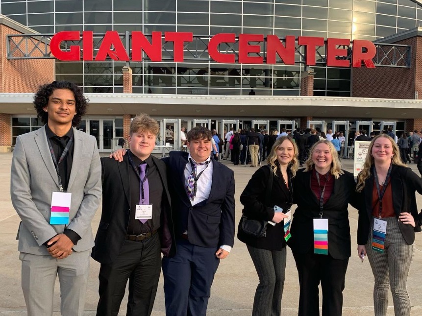 Six Tyrone Students Compete at FBLA State Competition