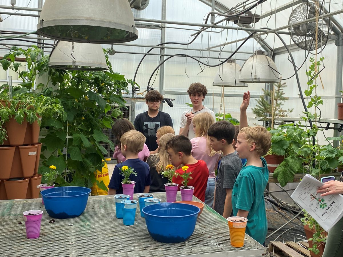 TAES Second Graders Explore World of Plants in the TAHS Ag Shop