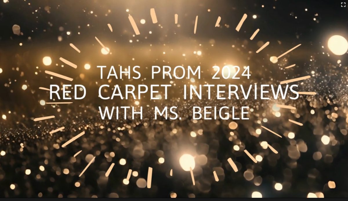 TAHS Prom: On the Red Carpet with Ms. Beigle!