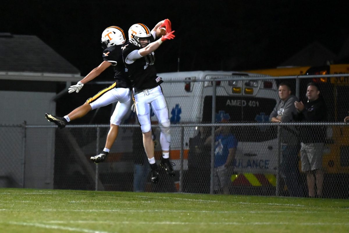Touchdown Celebration - Third Place. Sports Photo