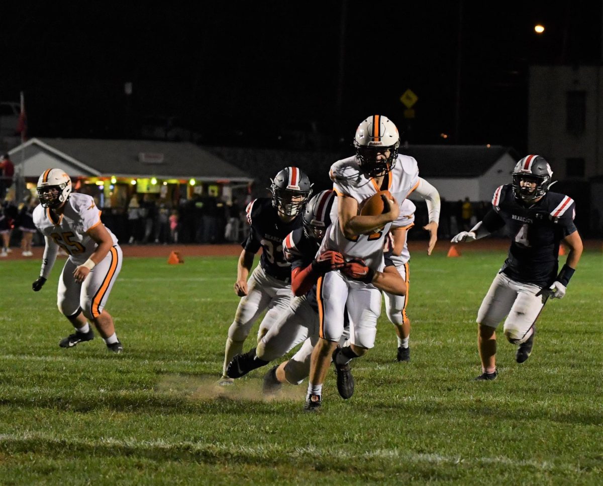 Ashton Walk running the ball 2 years ago vs Huntingdon