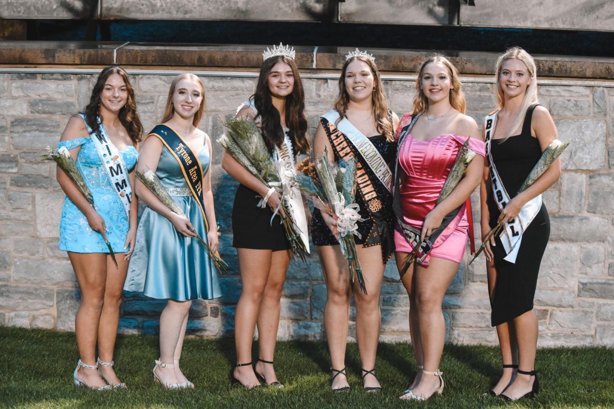 Homecoming Court Winners (Left to Right): Sophia Cowher, Nora Hoy, Lexi Hess, Kasey Daughenbaugh, Olivia McMonagle, Alayna Greene.  