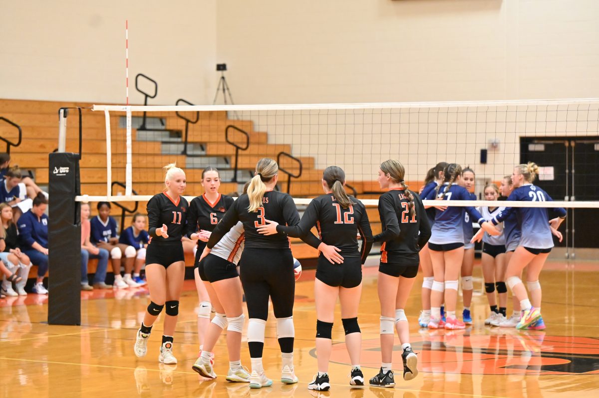 Central Cambria beats Lady Eagles Volleyball in Tough Sets