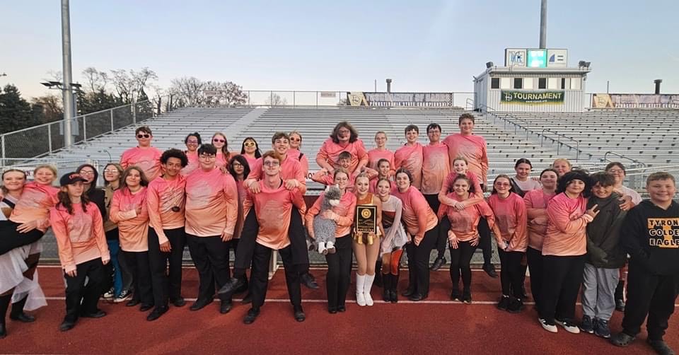 Tyrone Marching Band, State Championship. Courtesy of Dave Hock.