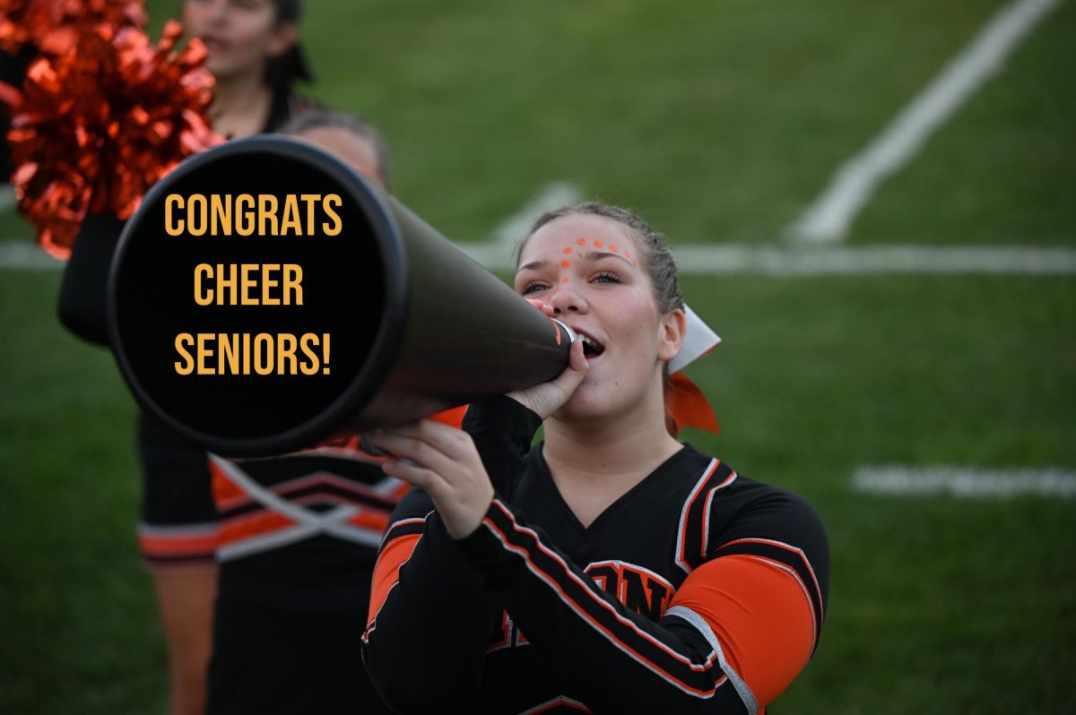 Cheer senior captain Kasey Daughenbaugh 