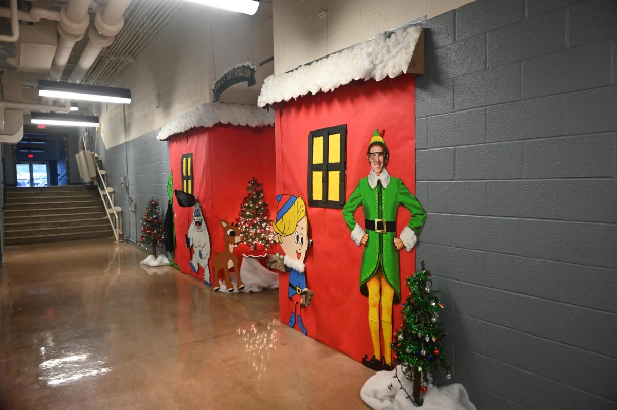 Mr. Foor - High school - First place in the HS door decorating contest. 