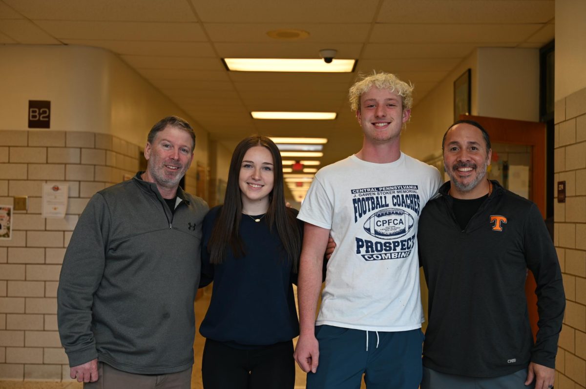 Mr. Tom Coleman, senior Alivia Anderson, senior Ian Gibbons, Mr, Marcus Owens