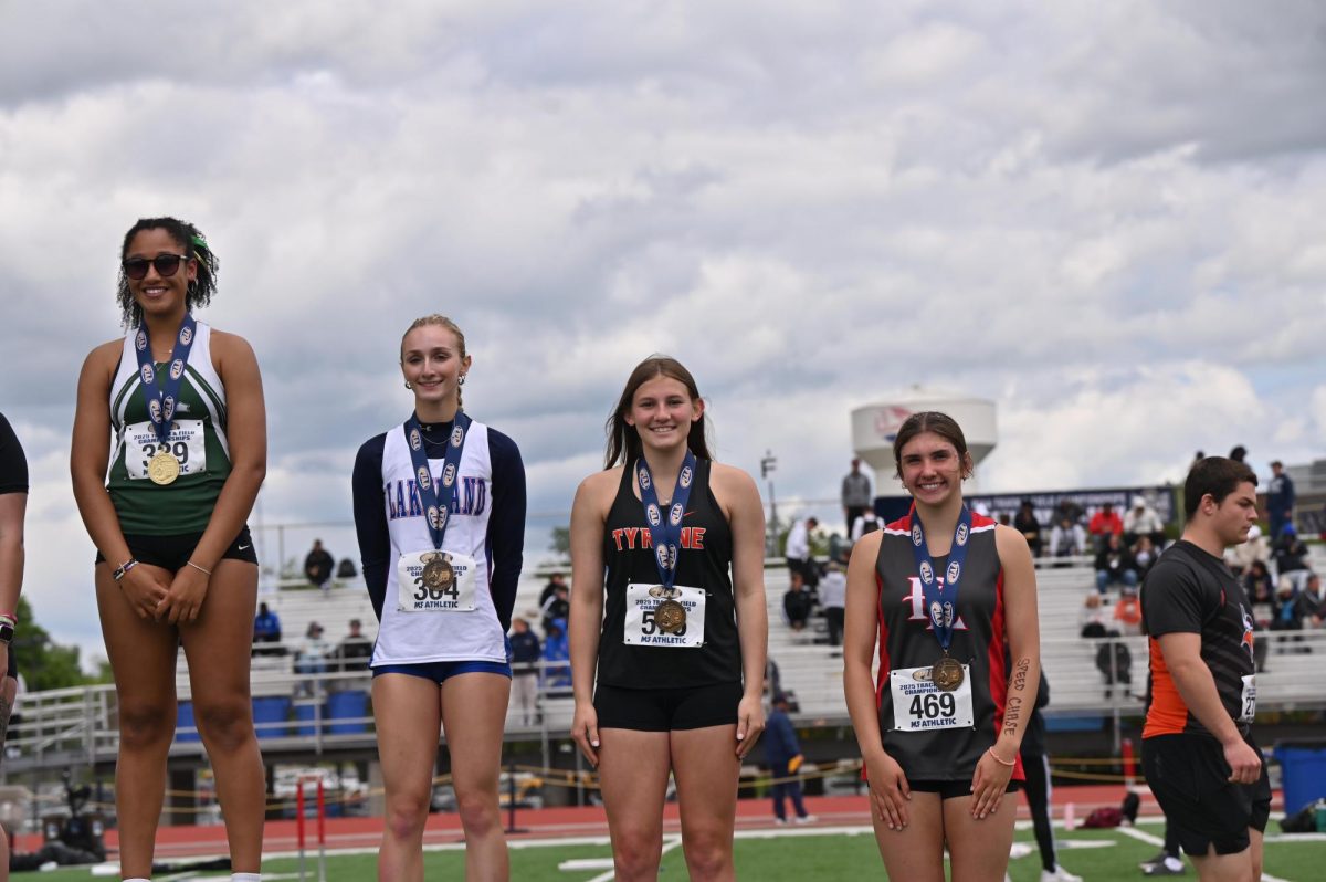 Kylee Nelson placed fifth in the javalin