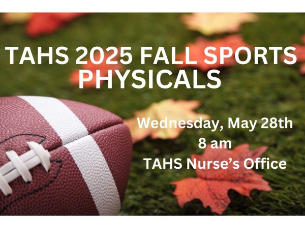 Fall Sports Physicals Scheduled for May 28