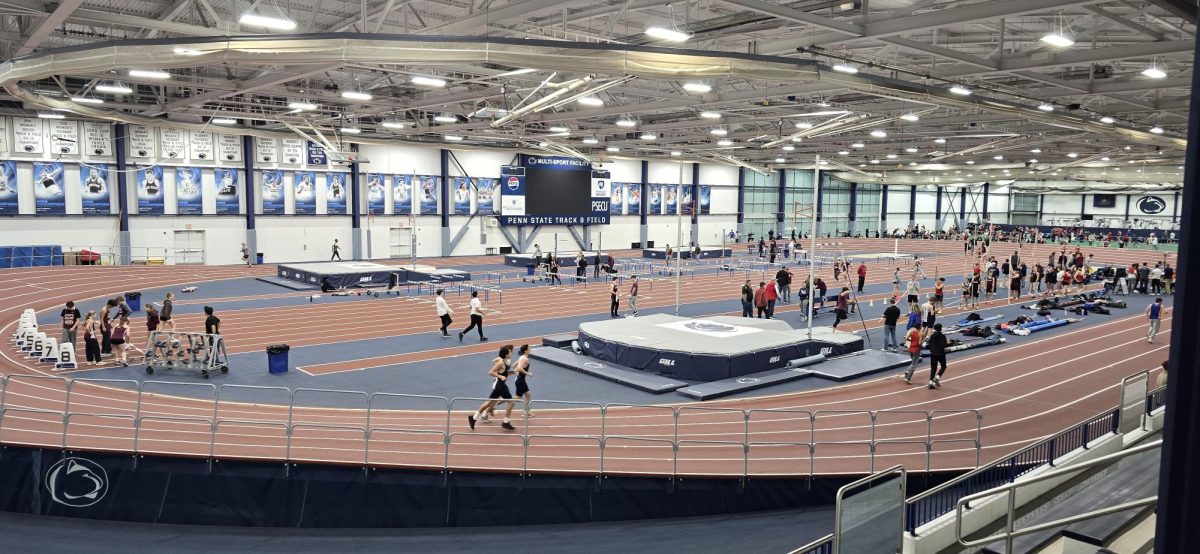 The Horace Ashenfelter Indoor Track at Penn State (photo courtesy of Rusty Davis)