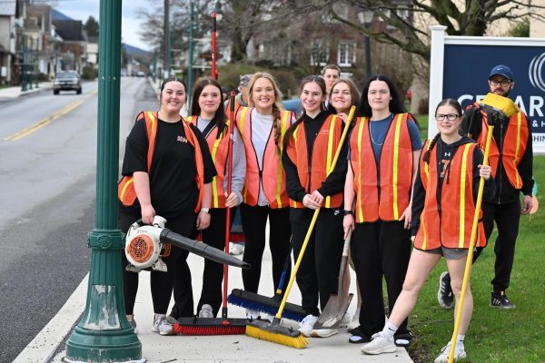 Students from TAHS were all over the community doing spring cleaning on April 1 for the 11th annual TAHS Community Service Day.