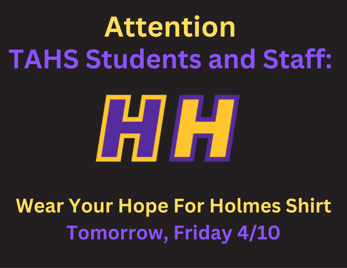 Wear Your Hope For Holmes T-Shirts on Friday, 4/10