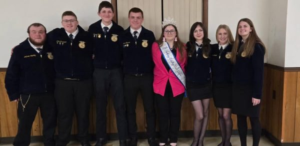 FFA Members from Southern Huntingdon, Juniata Valley, Huntingdon, and Tyrone